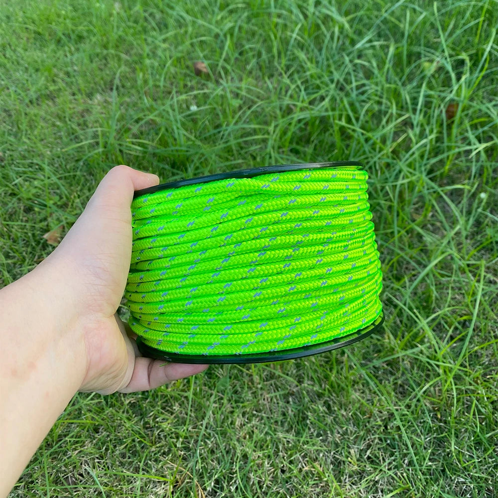 Reflektierendes Zeltseil 6mm 50m für Camping und Outdoor