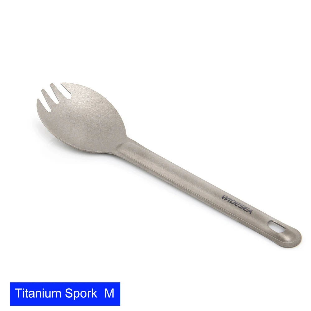 Widesea Camping Titan Besteckset – Spork, Löffel und Gabel
