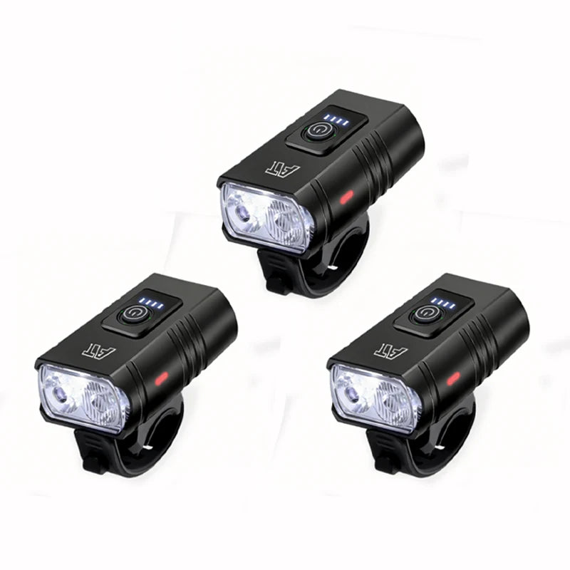 LED Velo Frontlicht USB-C aufladbar für MTB & Rennrad