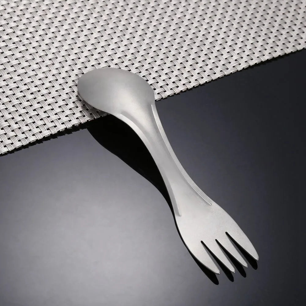 Ultraleichtes Titan Besteckset für Outdoor und Camping