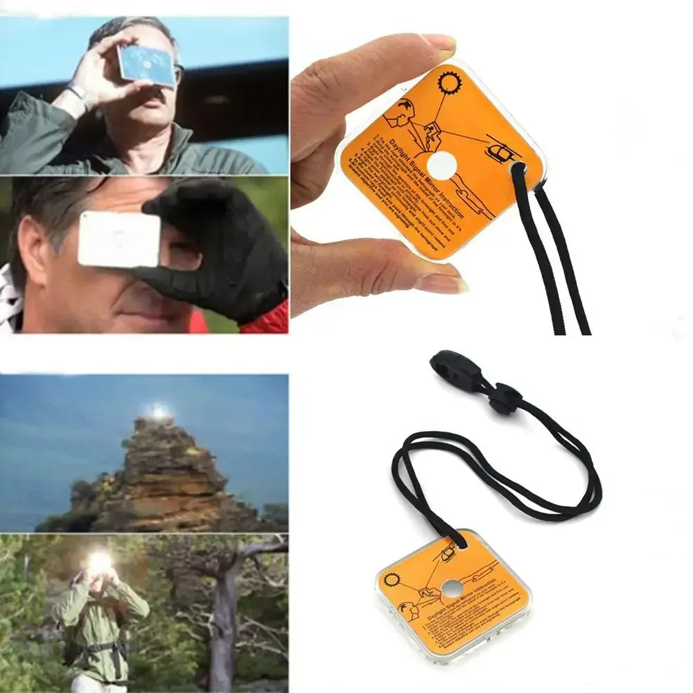 Reflektierender Signalspiegel für Outdoor & Notfälle – clever-campen Camping & Outdoor Schweiz