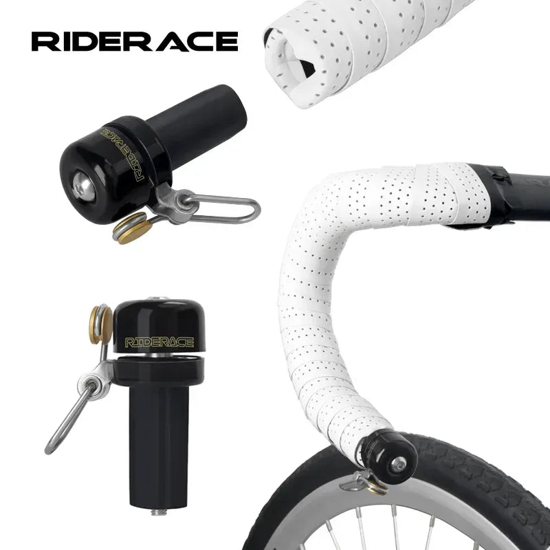 Fahrradklingel RIDERACE mit lautem Signalton – clever-campen Camping & Outdoor Schweiz