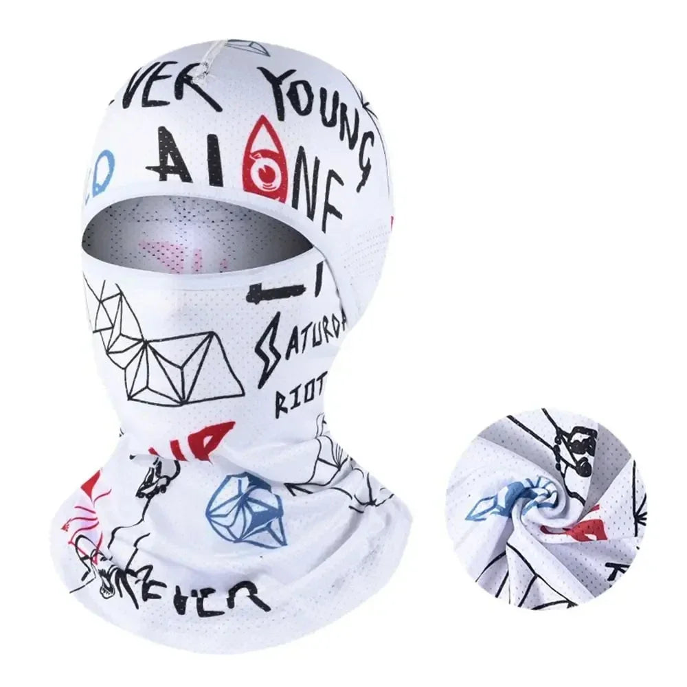 Sommer Cool Balaclava aus Eis-Seide für Radfahren
