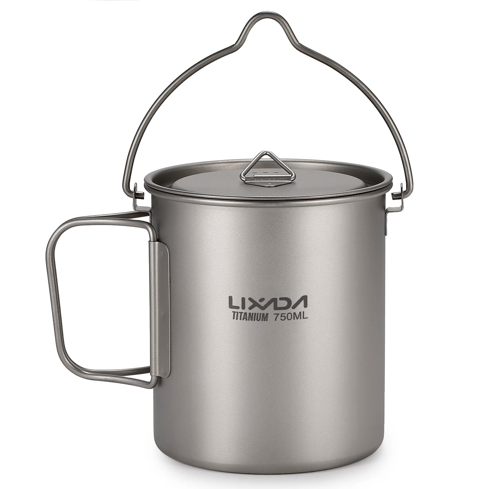 Lixada Titan Geschirrset 750ml Topf & 350ml Becher
