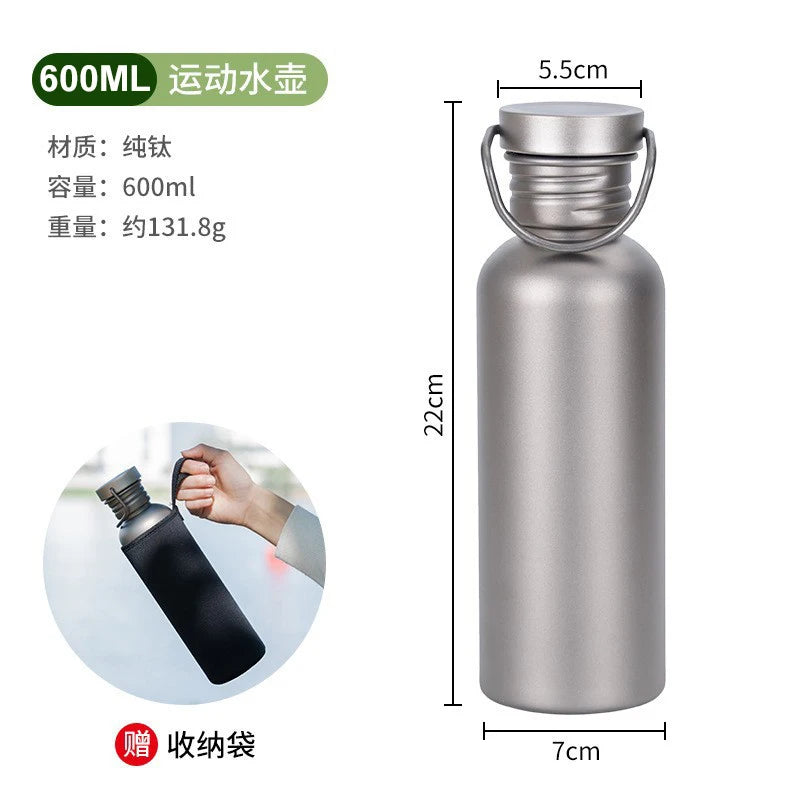 Titan Trinkflasche 600ml/750ml für Outdoor & Camping