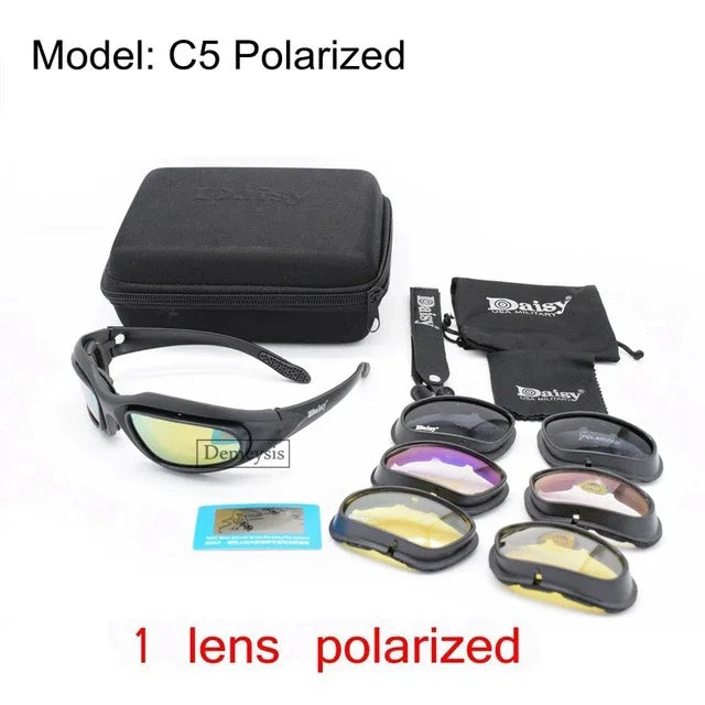 Daisy Tactical Polarisierte Sonnenbrillen für Outdoor-Sport
