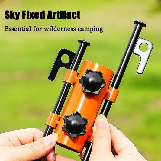 Robuster Zeltstangenhalter für Camping und Angeln – clever-campen Camping & Outdoor Schweiz