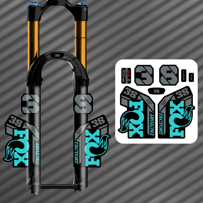 Enduro Gabelaufkleber für MTB Fahrräder – Wasserdicht