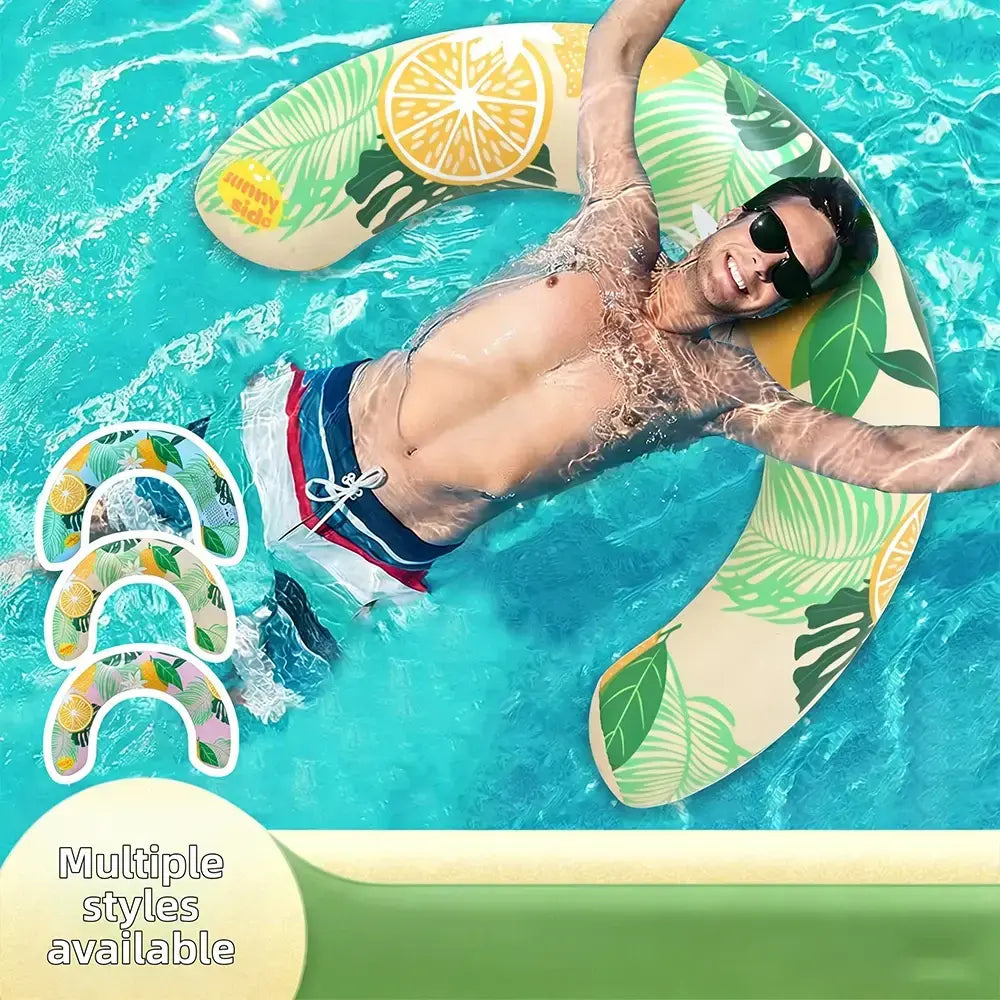 U-förmiger aufblasbarer Schwimmring mit Nackenstütze – clever-campen Camping & Outdoor Schweiz