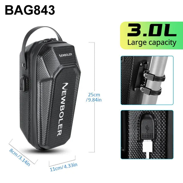 Wasserdichte Scooter-Tasche mit USB-Anschluss
