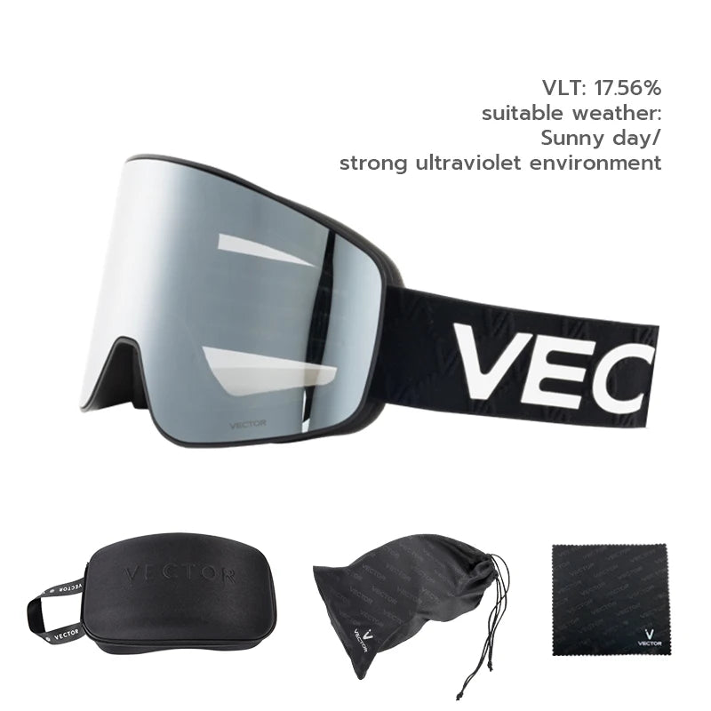 VECTOR Doppel-Lagen Anti-Beschlag Ski-Goggles UV400