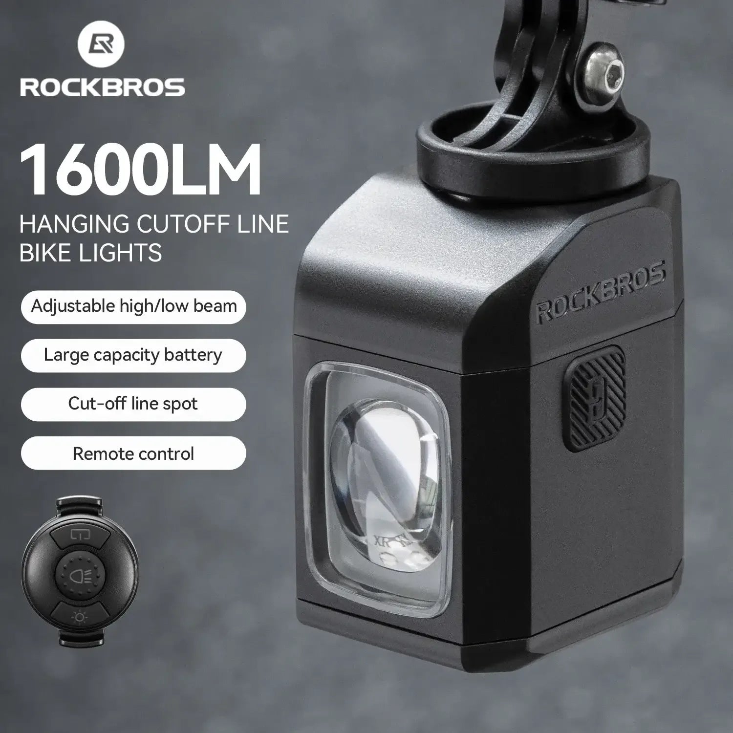 ROCKBROS 1600LM Fahrradlicht mit Fernbedienung – clever-campen Camping & Outdoor Schweiz