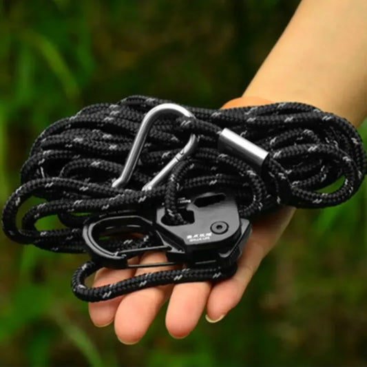 Aluminium Zeltseil Spanner mit Paracord für Camping – clever-campen Camping & Outdoor Schweiz