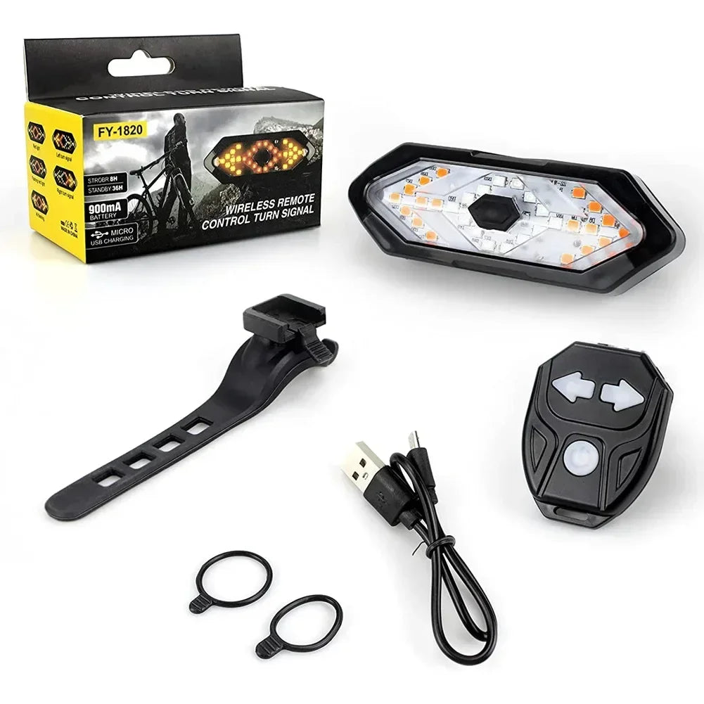 Kabelloses LED-Bike-Blinklicht mit USB-Aufladung