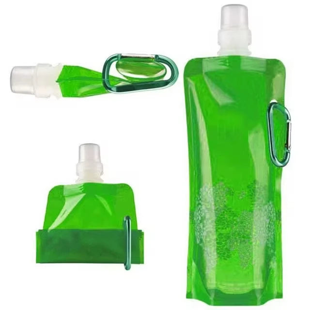 500ML Faltbare Silikon Trinkflasche für Outdoor Aktivitäten
