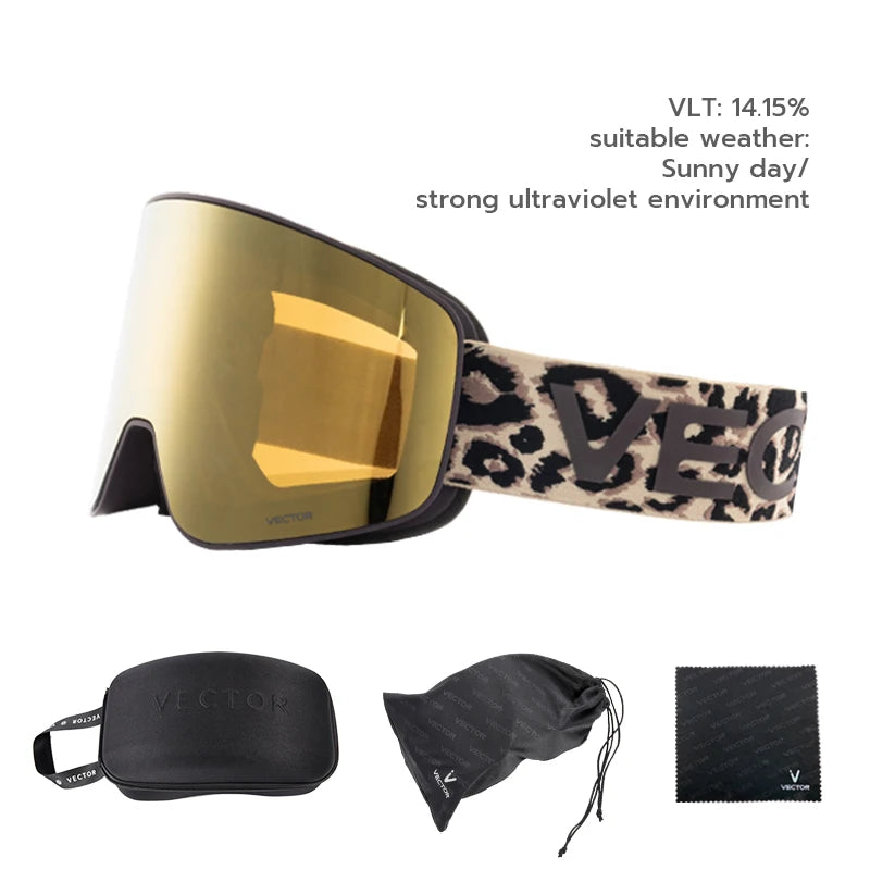 VECTOR Doppel-Lagen Anti-Beschlag Ski-Goggles UV400