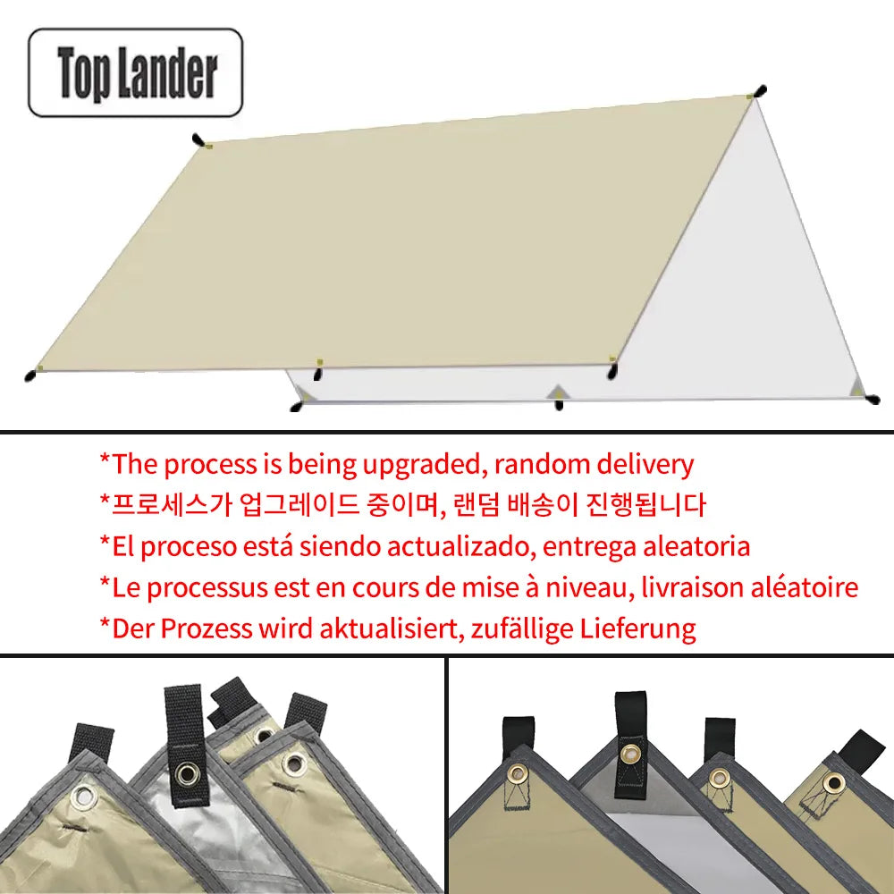 Wasserdichtes Camping Tarp für Outdoor-Aktivitäten