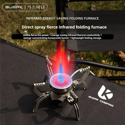 Buerk Outdoor Infrarot Campingkocher Klappbar – clever-campen Camping & Outdoor Schweiz