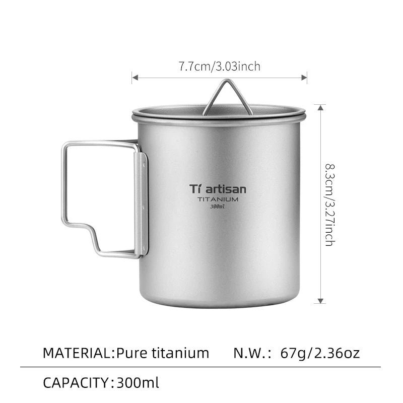 Tiartisan Titan Camping Geschirrset mit Töpfen und Besteck