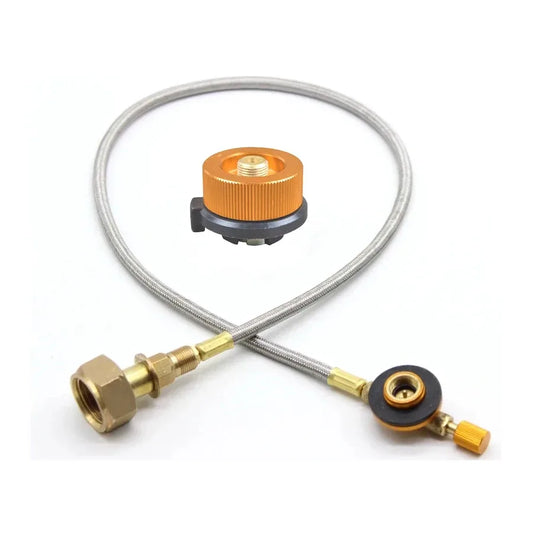 Camping Gas Tank Adapter mit Verbindungsschlauch – clever-campen Camping & Outdoor Schweiz