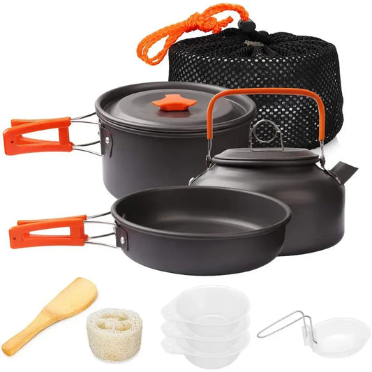 Camping Kochgeschirr Set Aluminium für Outdoor-Aktivitäten – clever-campen Camping & Outdoor Schweiz
