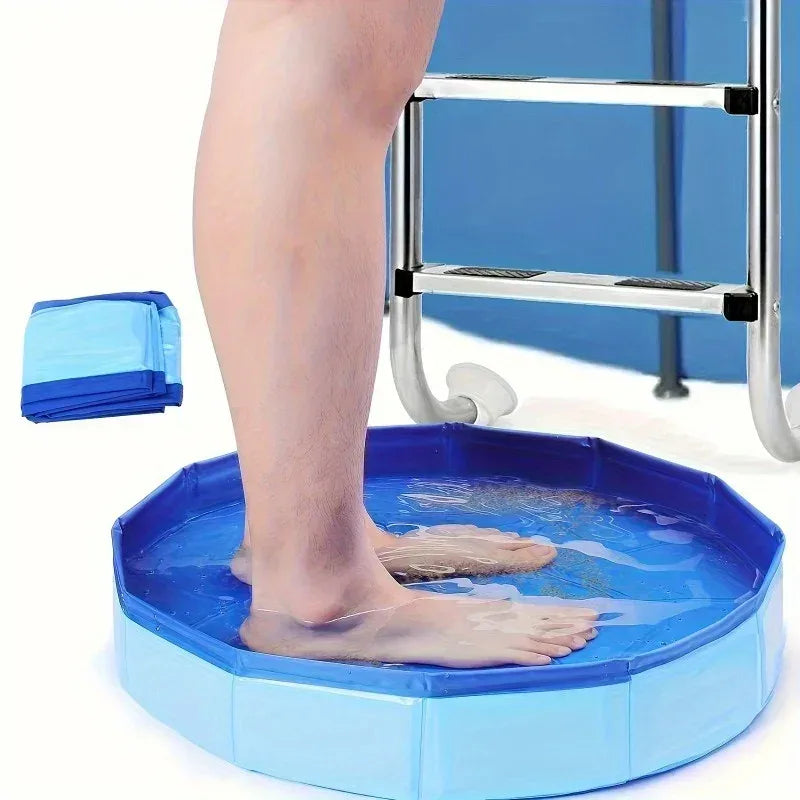 Faltbares Fussbad aus PVC für den Pool – clever-campen Camping & Outdoor Schweiz