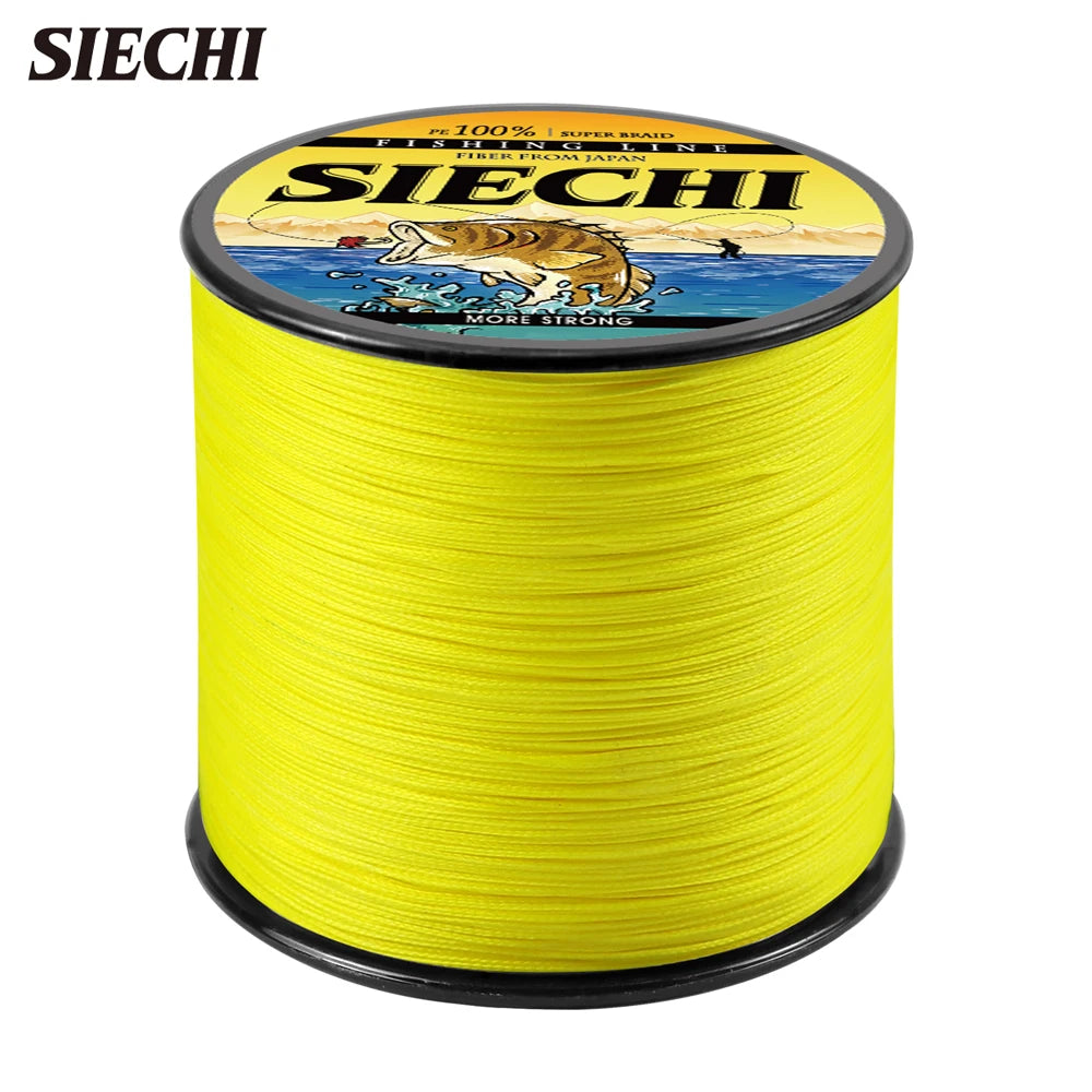 SIECHI 8 Stränge Geflochtene Angelschnur 300M MultiColor
