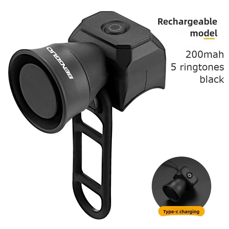 Mini Fahrradklingel mit USB-Ladung und Wasserfestigkeit