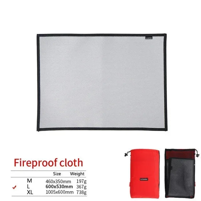 Feuerfeste Picknickmatte für Camping und Grillen