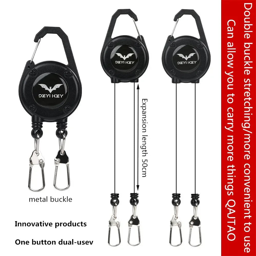 Doppelte Clip-Buckle für Angeln und Outdoor-Aktivitäten – clever-campen Camping & Outdoor Schweiz