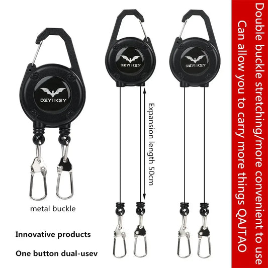 Doppelte Clip-Buckle für Angeln und Outdoor-Aktivitäten – clever-campen Camping & Outdoor Schweiz