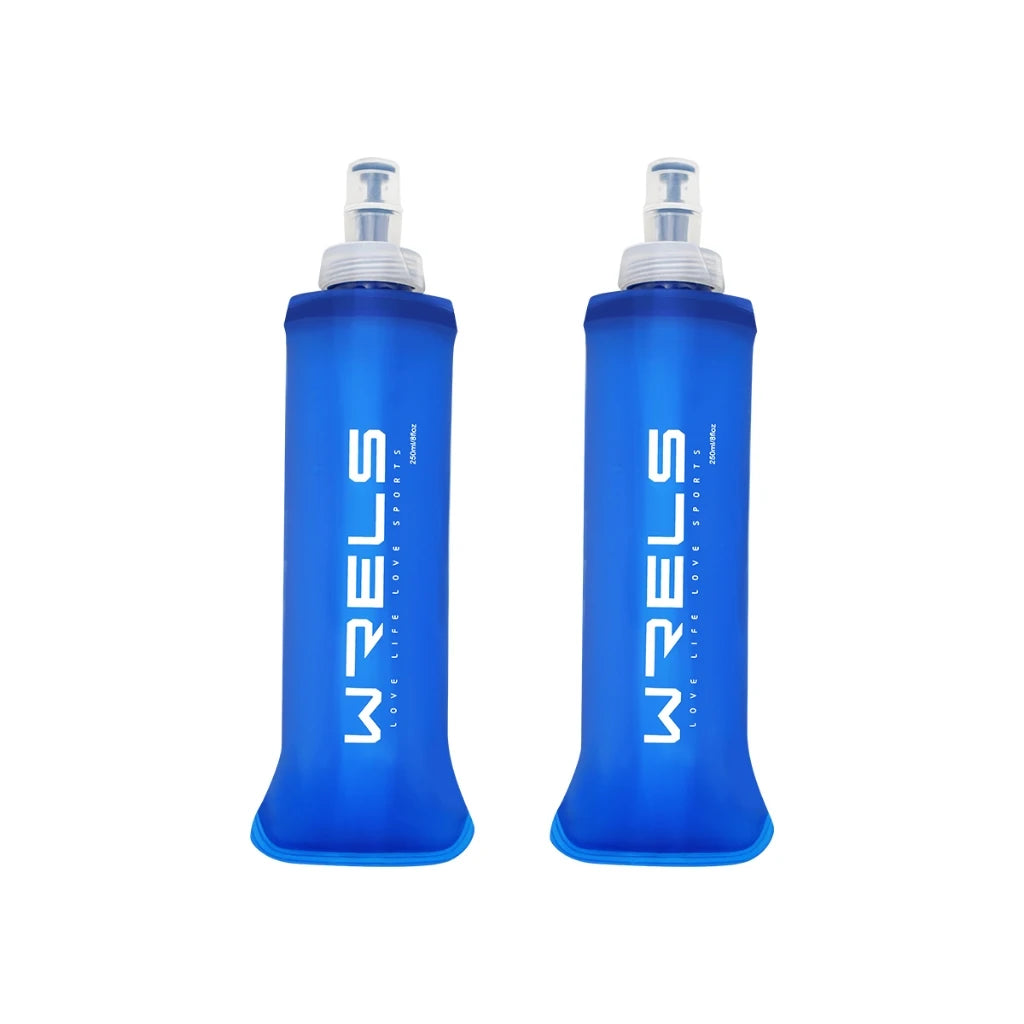 WRELS Faltbare Trinkflasche TPU BPA-frei für Outdoor-Sport