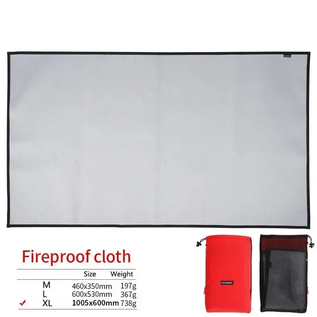 Feuerfeste Picknickmatte für Camping und Grillen