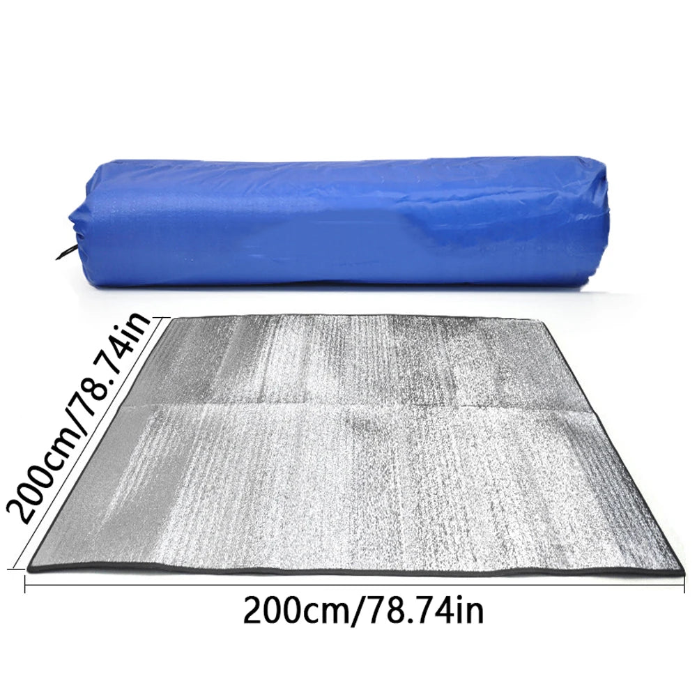 Thermo-Isomatte Aluminiumfolie Wasserdicht Camping