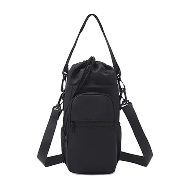 Tragbare Wasserflasche Tasche mit verstellbarem Gurt