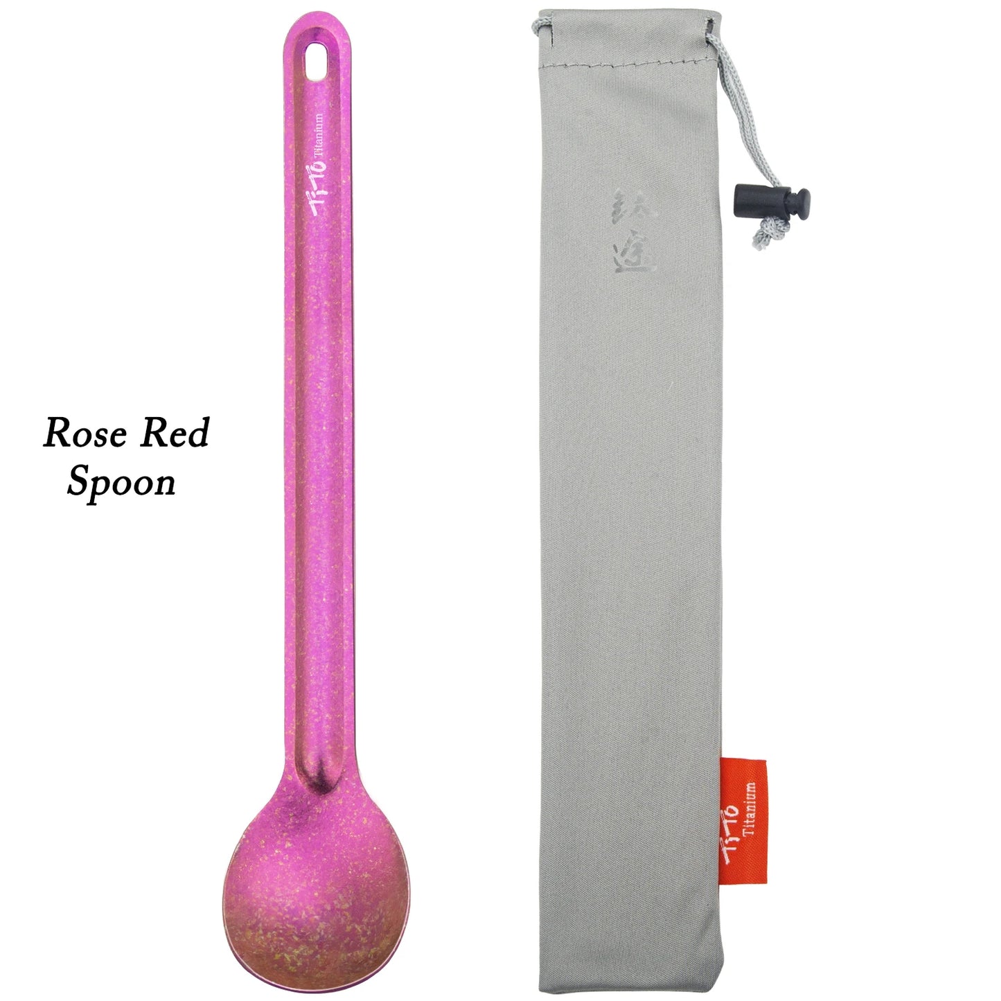TiTo Titanium Spork mit langem Griff – ultraleicht
