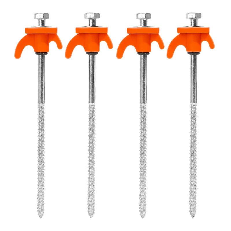 10er Set Schraubheringe für Zelte 20cm