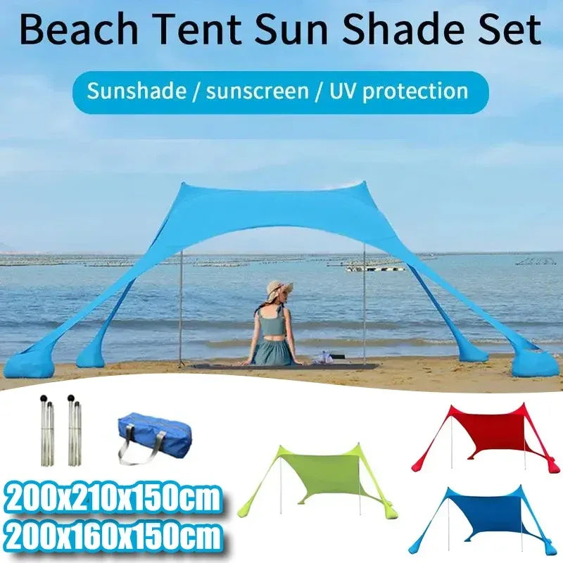 Sonnensegel für Strand und Camping – UV-Schutz und Windfest – clever-campen Camping & Outdoor Schweiz