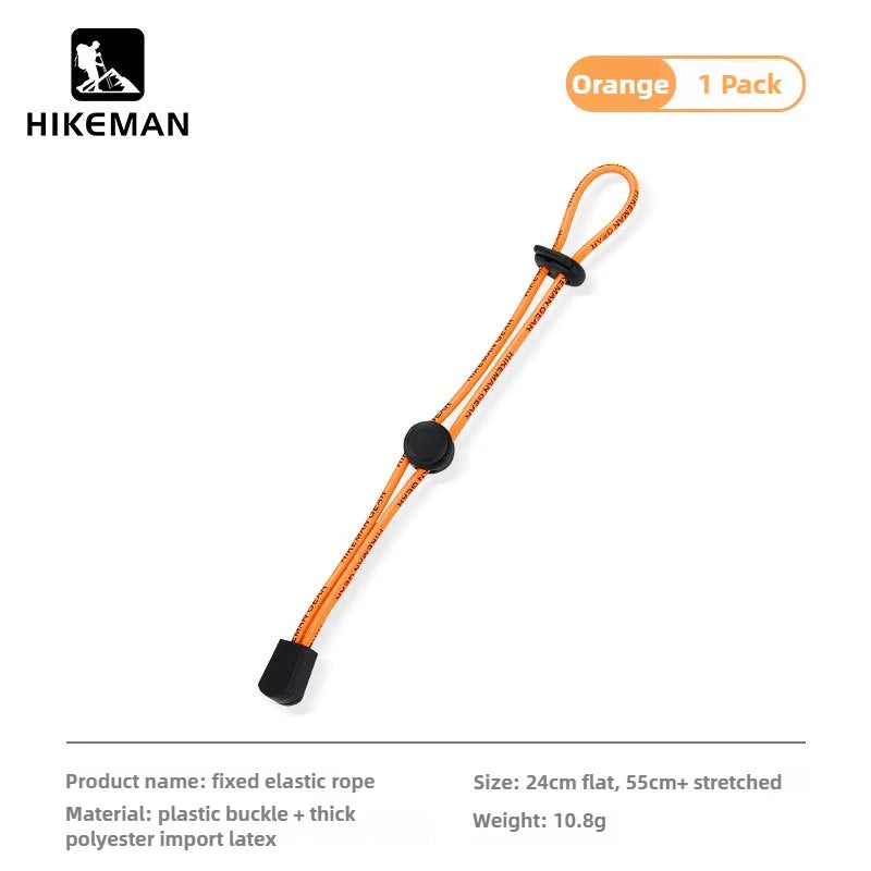 HIKEMAN Elastische Seilfixierung für Rucksäcke & Taschen
