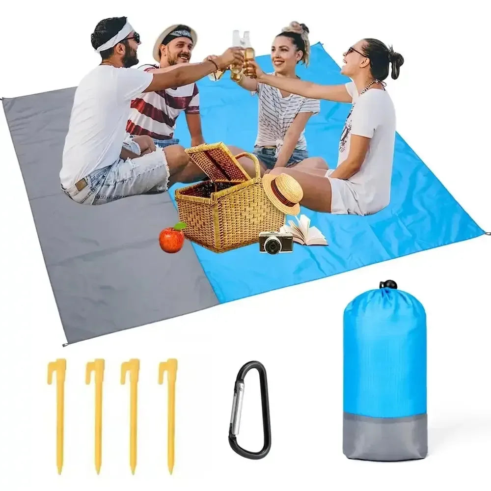 Stranddecke Sandfrei & Wasserdicht 200x140cm – clever-campen Camping & Outdoor Schweiz