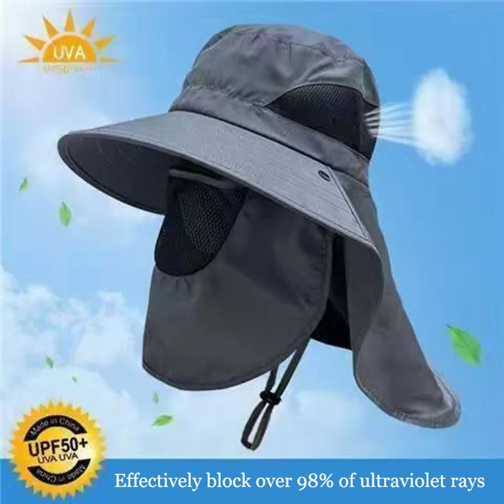 Wander-Cap mit UV-Schutz und Nackenklappe für Outdoor