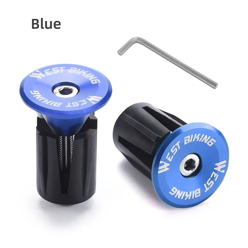 West Biking Aluminium Lenker-Endkappen für Fahrräder