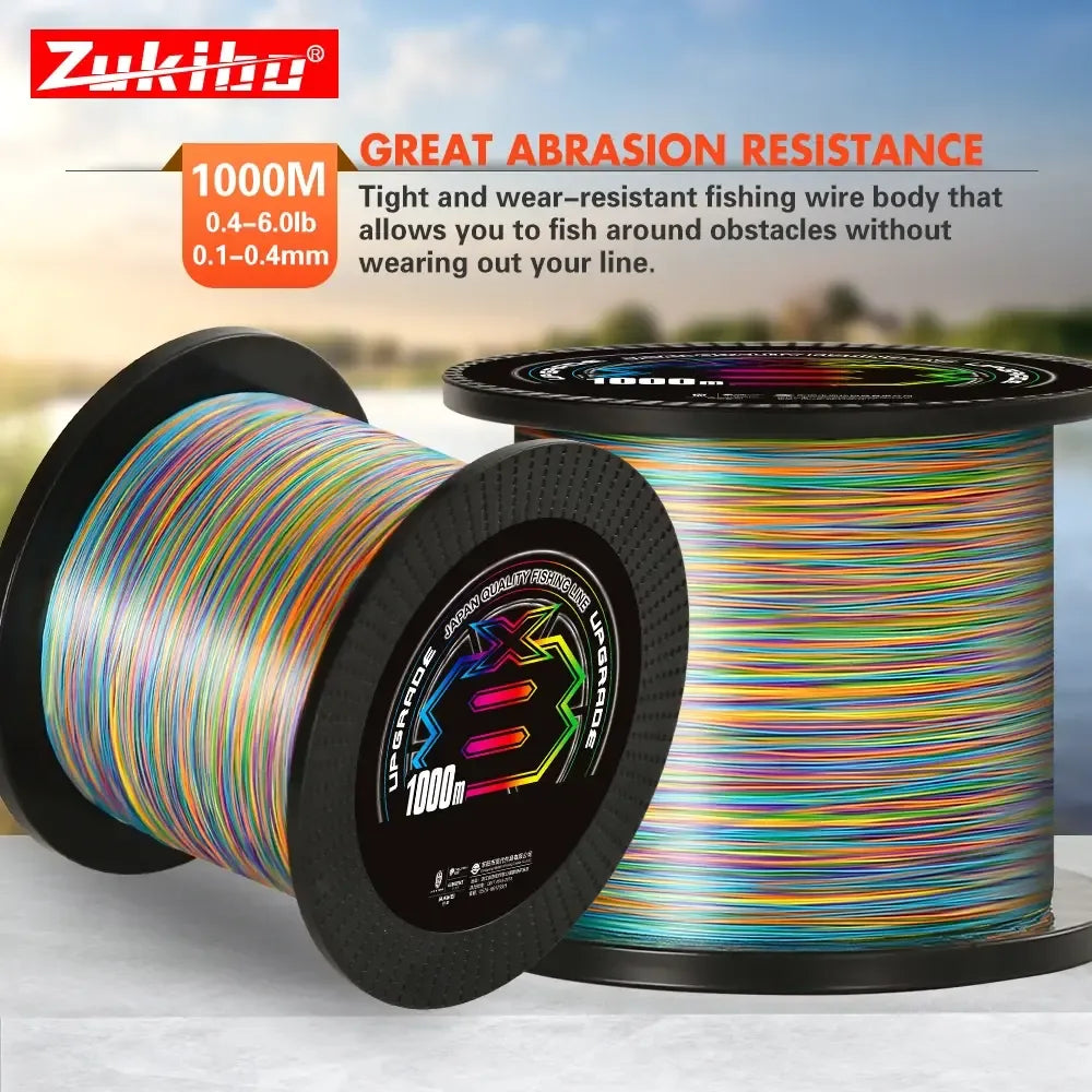 1000M Japan Original X-BRAID X8 Multifilament Angelschnur – clever-campen Camping & Outdoor Schweiz