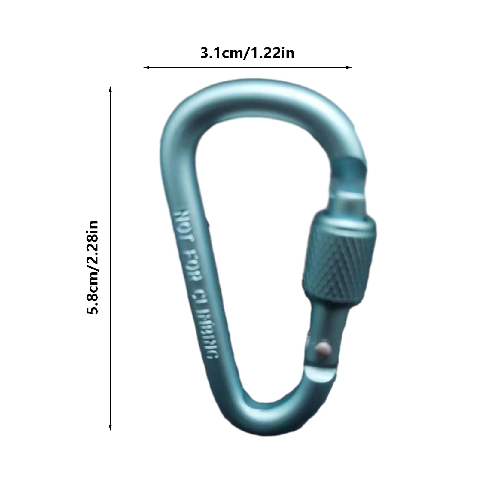 Doppelter Clip Karabiner Outdoor Haken für Rucksack