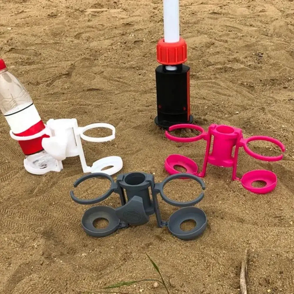 Beachschirm-Trinkhalter für Strand und Pool – clever-campen Camping & Outdoor Schweiz
