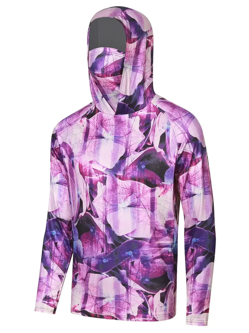Herren Angler Hoodie mit UV-Schutz und Maske