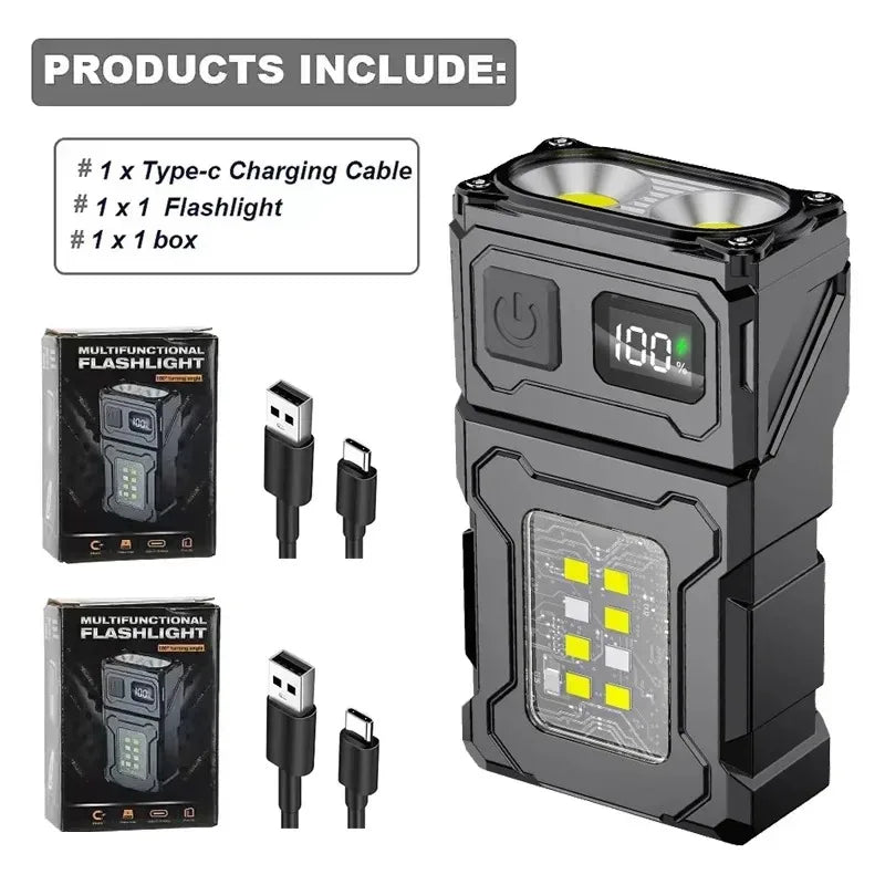Taktische tragbare Arbeitsleuchte EDC LED Taschenlampe