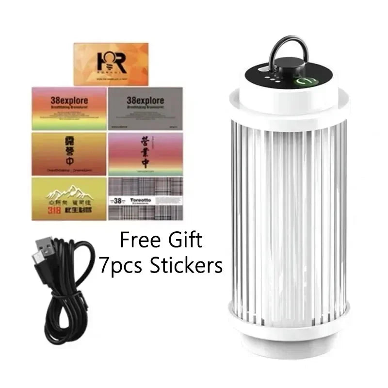 3000mAh USB Wiederaufladbare Campinglampe mit 5 Lichtmodi