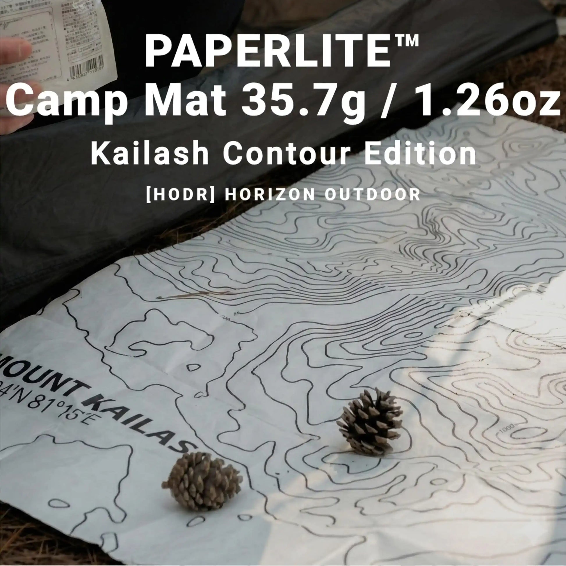 HODRGEAR PaperLite Tyvek Zeltunterlage 35g – clever-campen Camping & Outdoor Schweiz