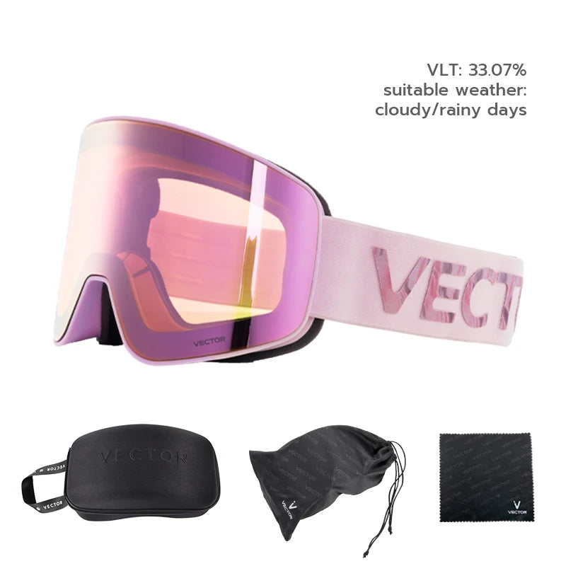 VECTOR Doppel-Lagen Anti-Beschlag Ski-Goggles UV400